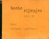 Bonte Rijmpjes deel III